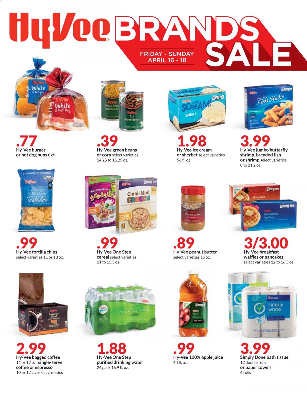 Hy-Vee ad - 04/16/2021 - 04/18/2021. Page 1