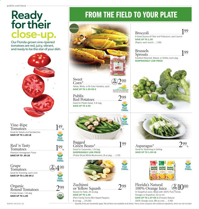 Publix ad - 04/15/2021 - 04/21/2021. Page 10
