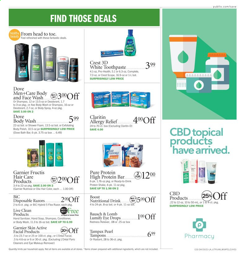 Publix ad - 04/15/2021 - 04/21/2021. Page 19