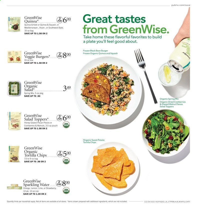 Publix ad - 04/15/2021 - 04/21/2021. Page 1