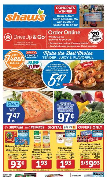 Shaw’s Flyer - 04.16.2021 - 04.22.2021.