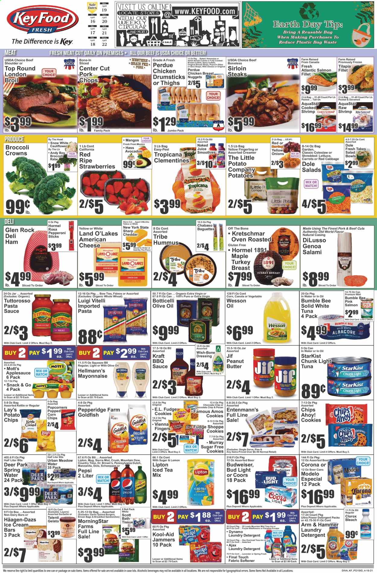 Key Food ad - 04/16/2021 - 04/22/2021. Page 1