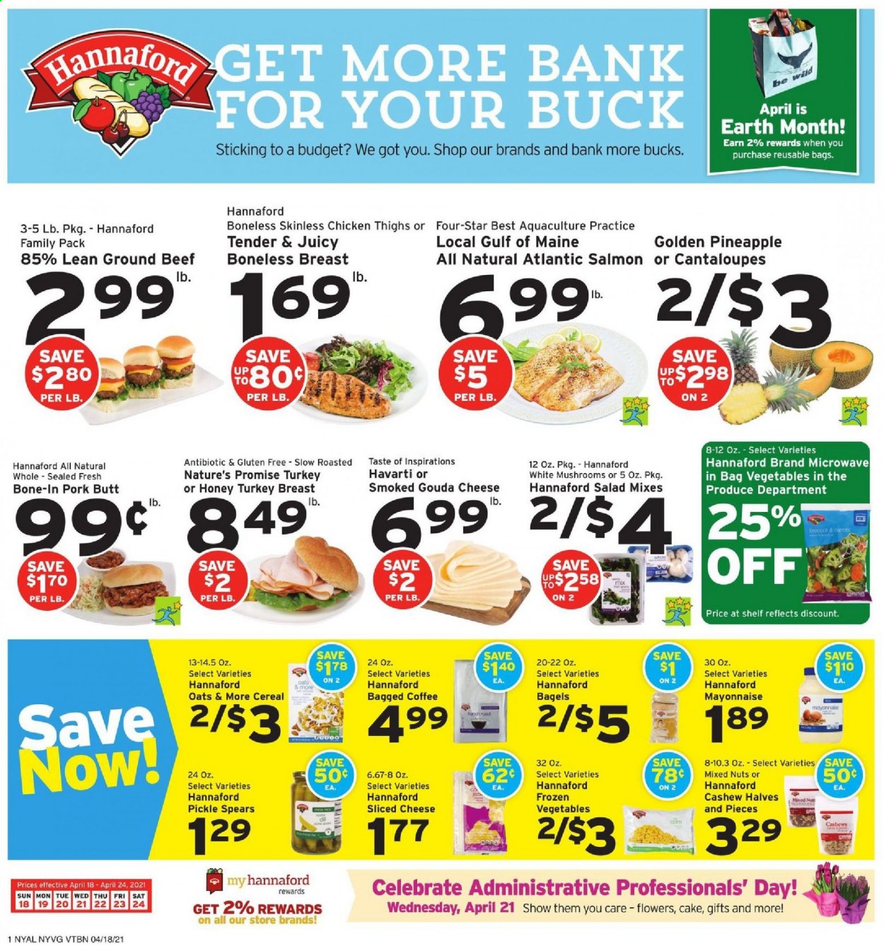 Hannaford ad - 04/18/2021 - 04/24/2021. Page 1