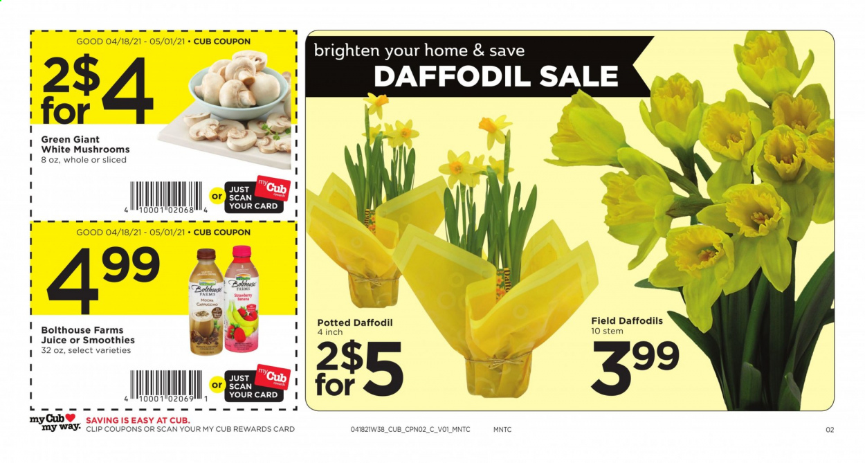 Cub Foods ad - 04/18/2021 - 05/01/2021. Page 2