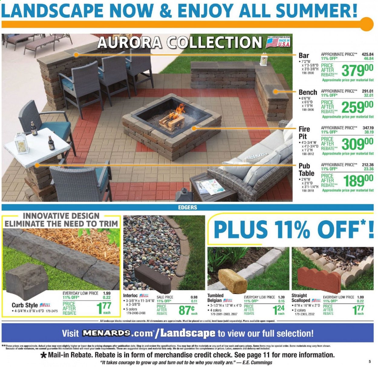 Menards ad - 04/15/2021 - 04/24/2021. Page 5