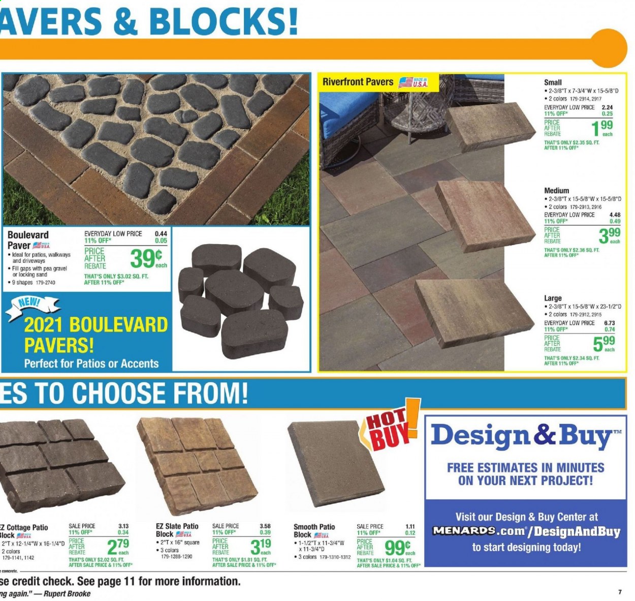 Menards ad - 04/15/2021 - 04/24/2021. Page 7