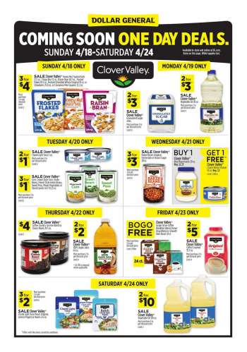 Dollar General Flyer - 04.18.2021 - 04.24.2021.