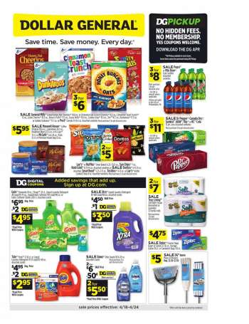Dollar General Flyer - 04.18.2021 - 04.24.2021.