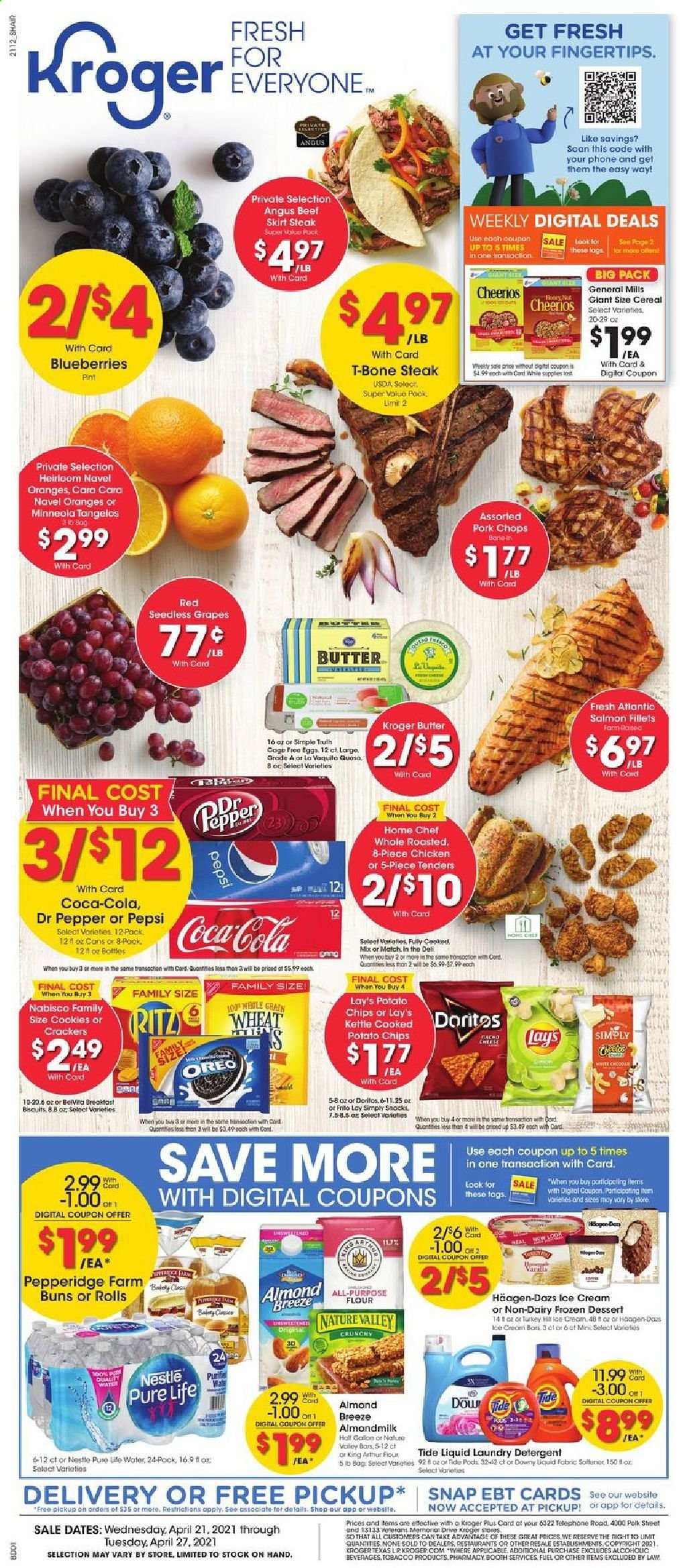 Kroger ad - 04/21/2021 - 04/27/2021. Page 1