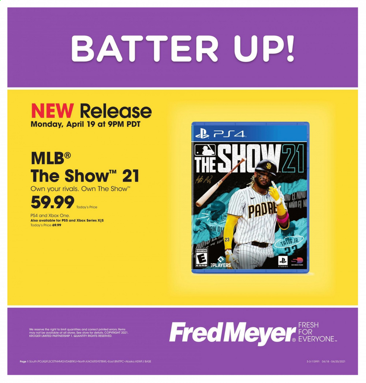 thumbnail - Fred Meyer ad - 04/18/2021 - 04/20/2021.