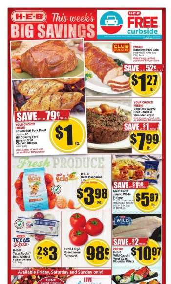 H-E-B Flyer - 04.21.2021 - 04.27.2021.