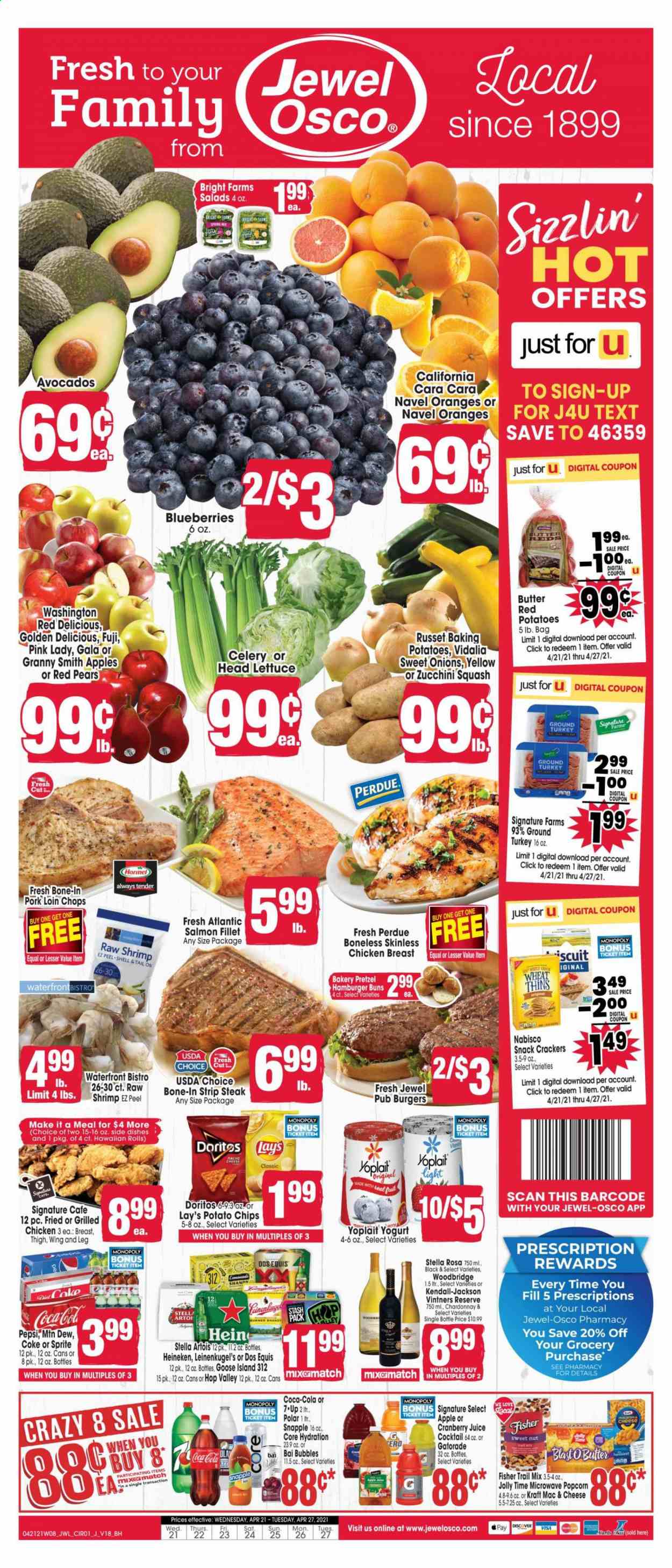 Jewel Osco ad - 04/21/2021 - 04/27/2021. Page 1