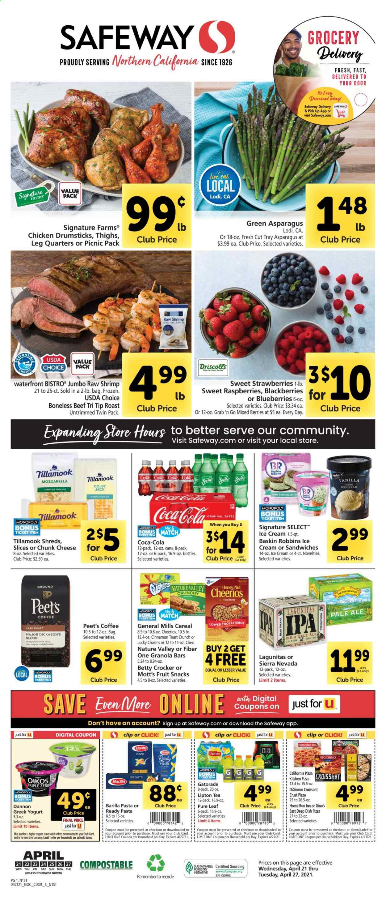 Safeway ad - 04/21/2021 - 04/27/2021. Page 1
