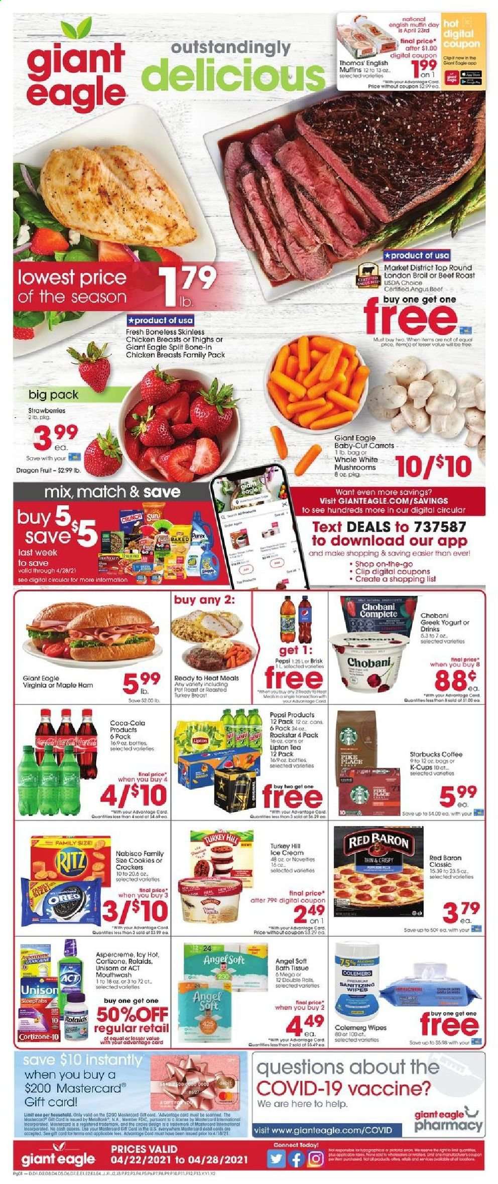 Giant Eagle ad - 04/22/2021 - 04/28/2021. Page 1