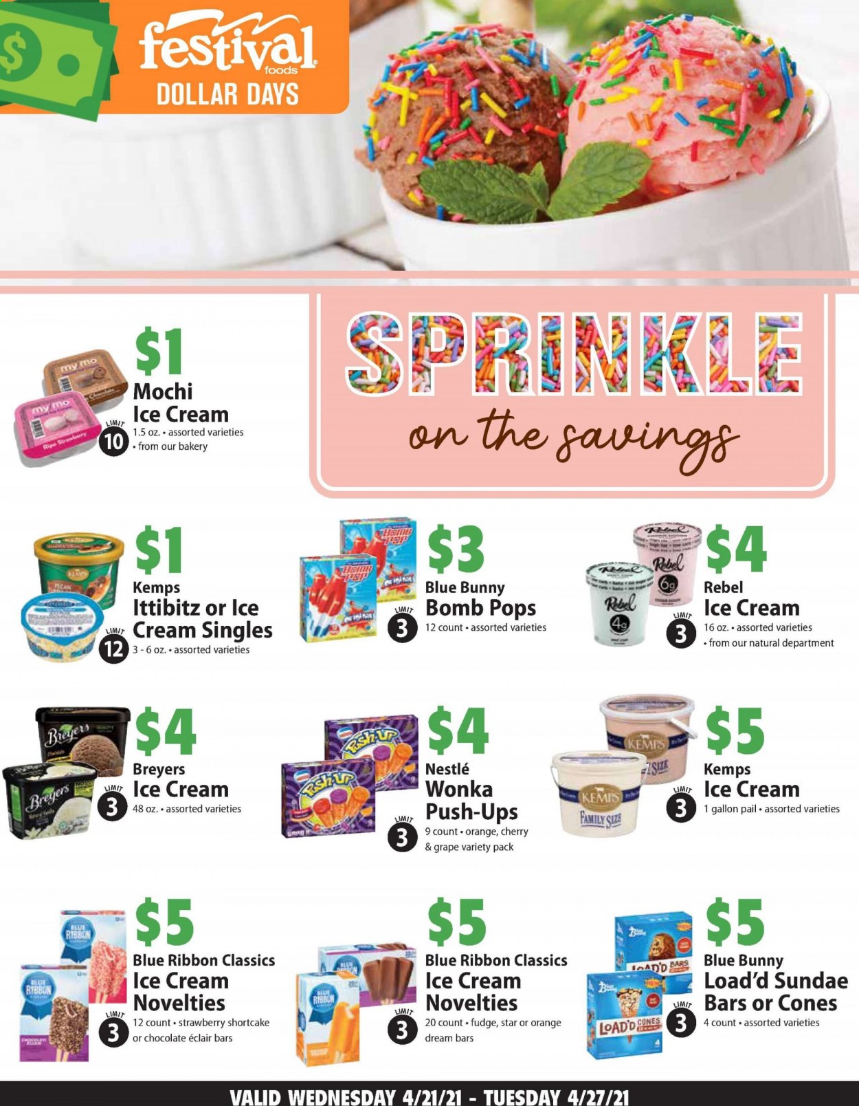 Festival Foods ad - 04/21/2021 - 04/27/2021. Page 6
