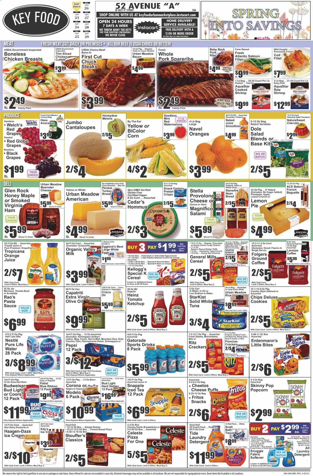 Key Food ad - 04/23/2021 - 04/29/2021. Page 1