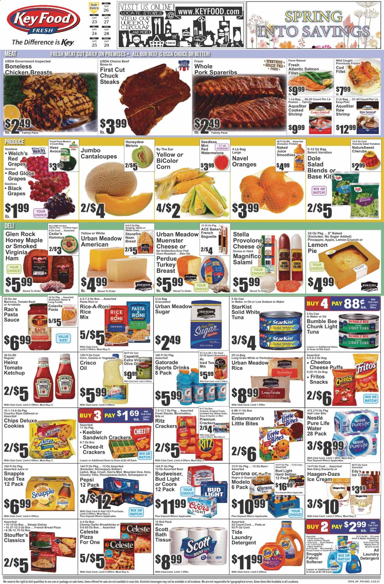 Key Food ad - 04/23/2021 - 04/29/2021. Page 1