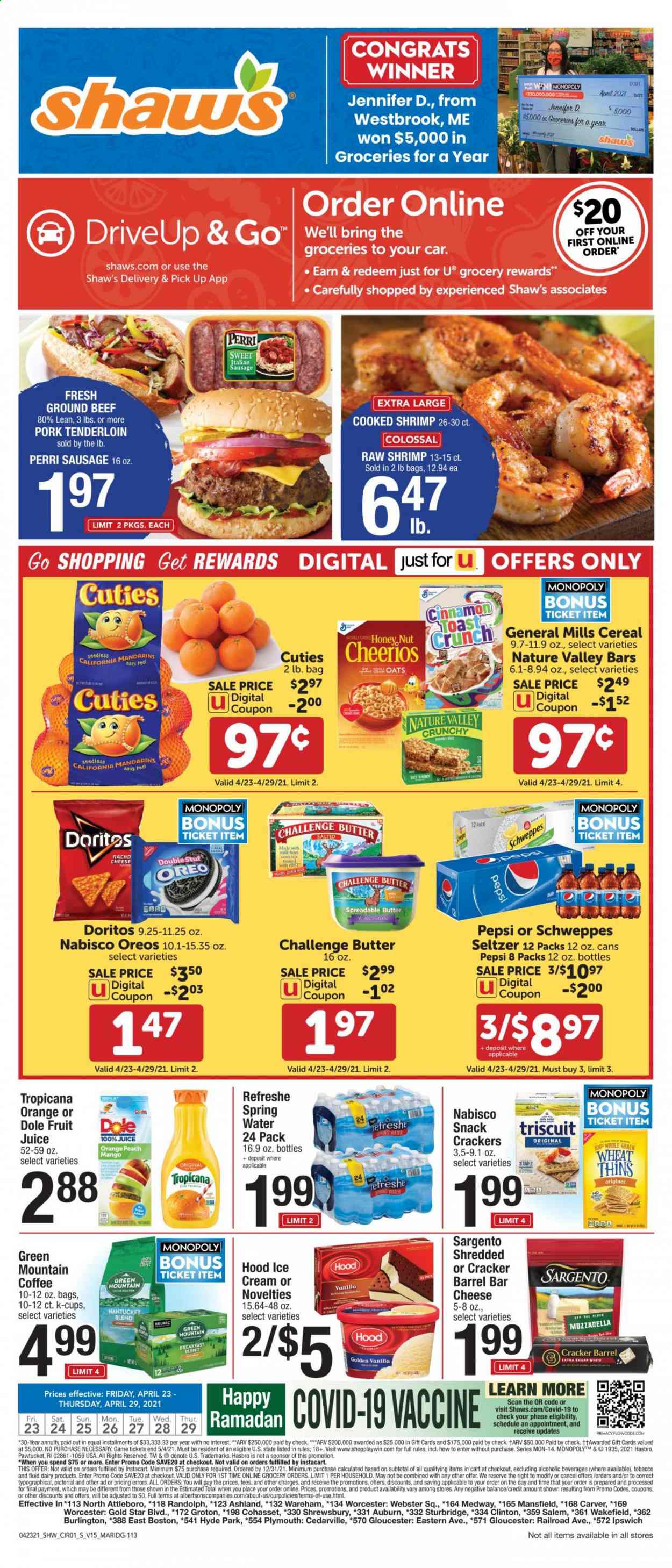 Shaw’s ad - 04/23/2021 - 04/29/2021. Page 1