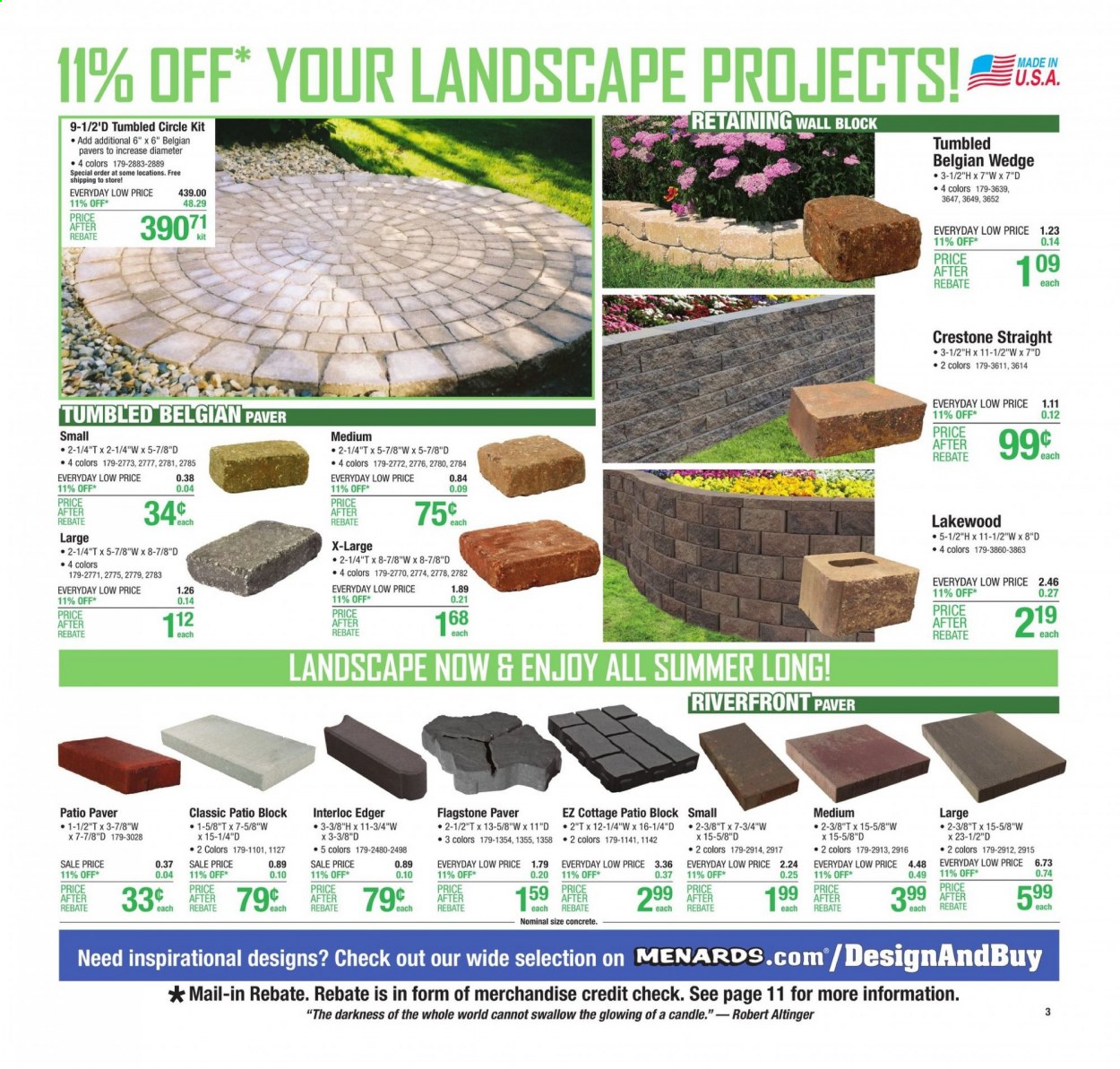 Menards ad - 04/25/2021 - 05/01/2021. Page 3