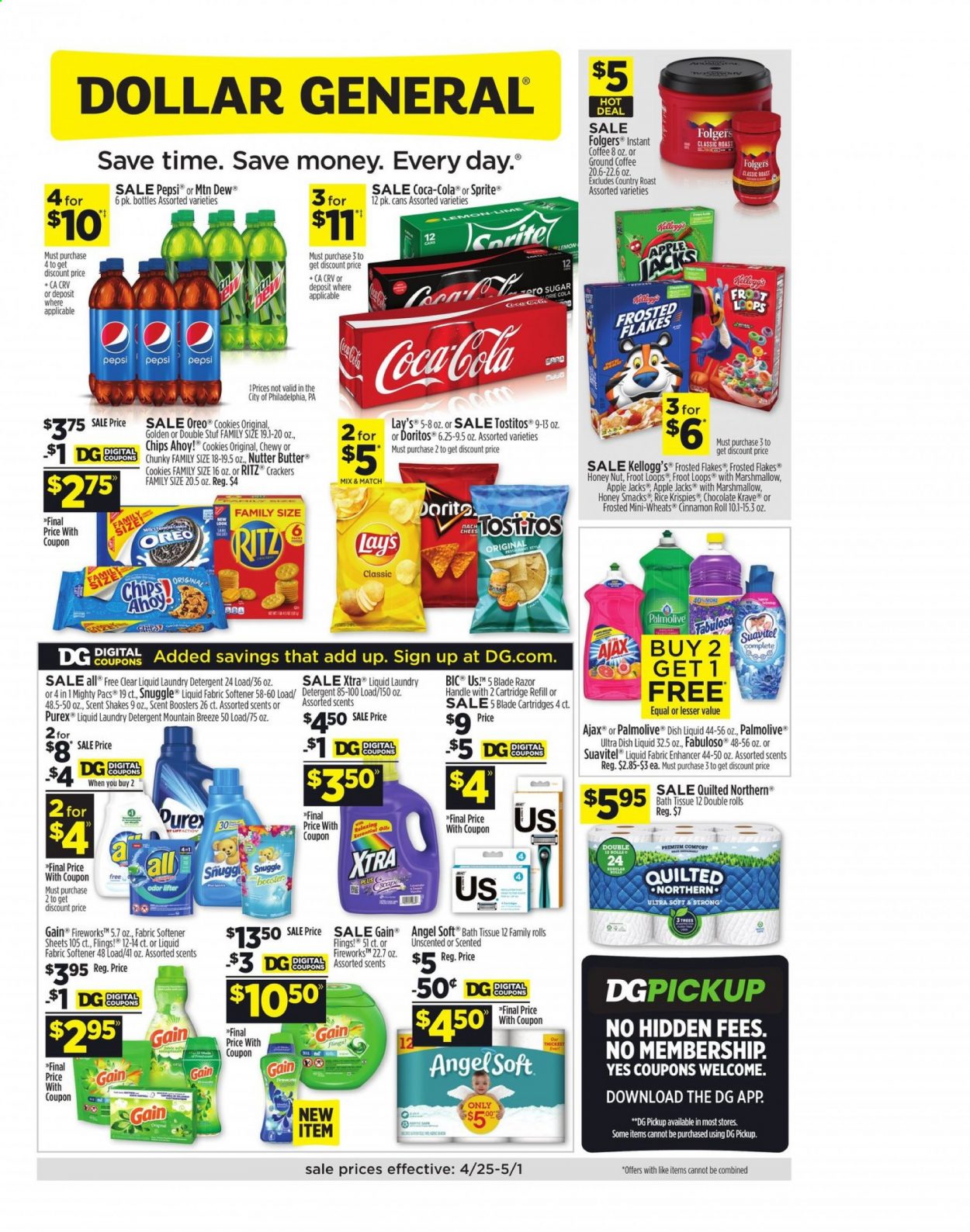 Dollar General ad - 04/25/2021 - 05/01/2021. Page 1