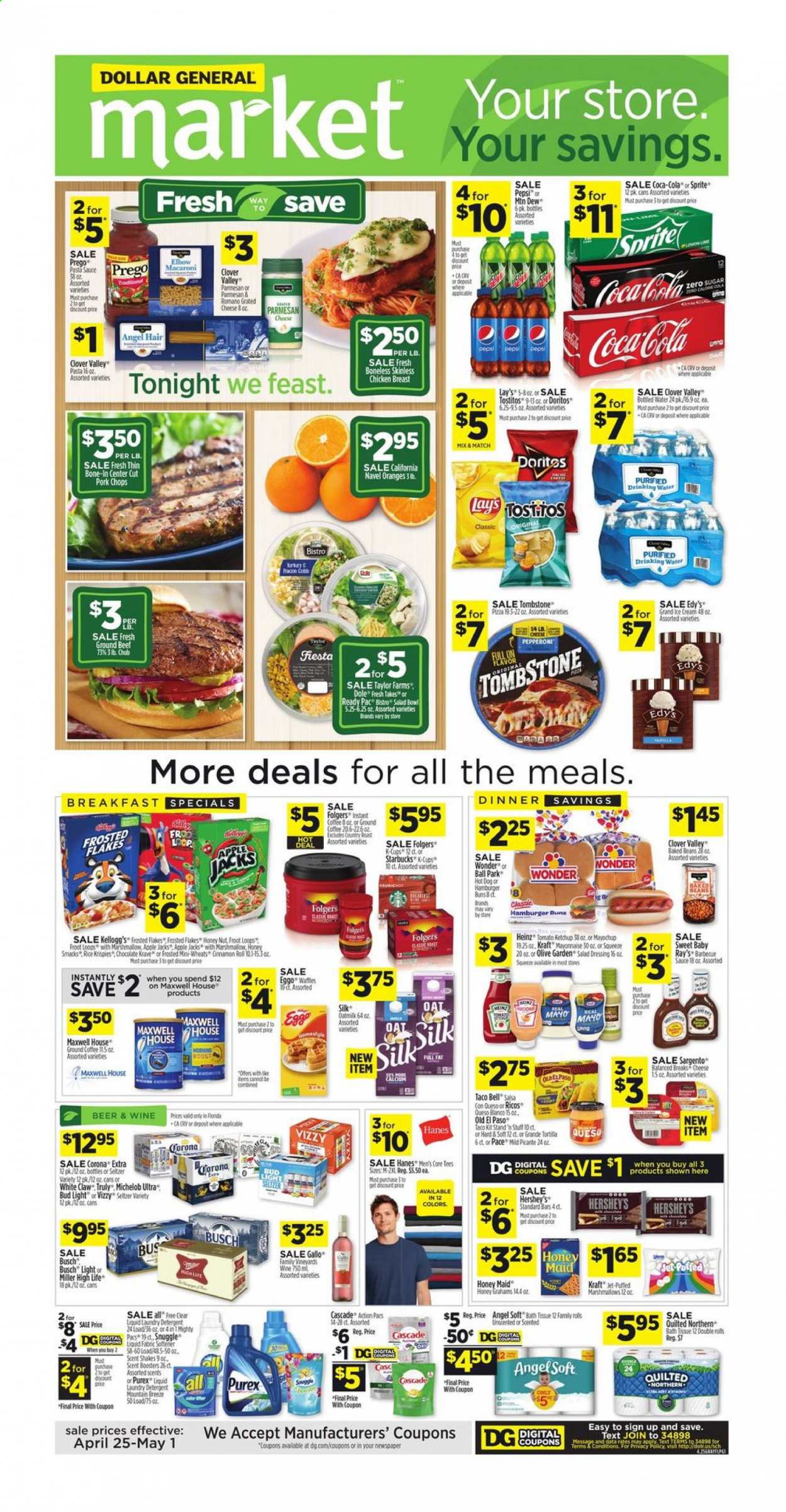 Dollar General ad - 04/25/2021 - 05/01/2021. Page 1