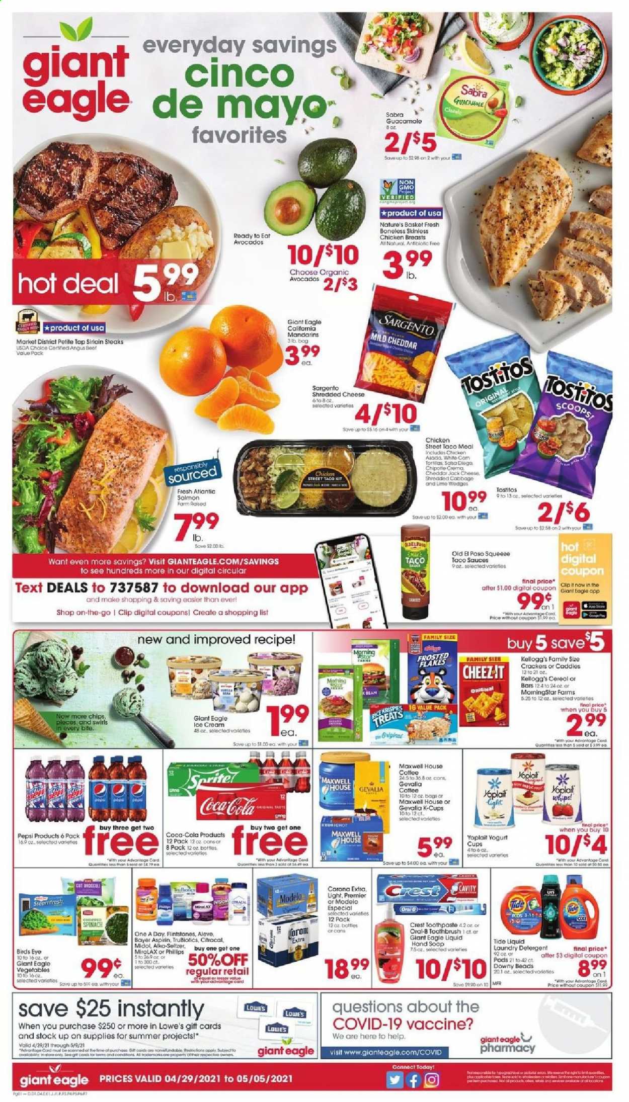 Giant Eagle ad - 04/29/2021 - 05/05/2021. Page 1