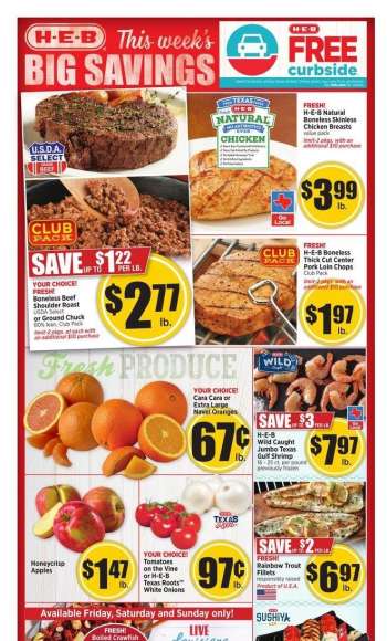 H-E-B Flyer - 04.28.2021 - 05.04.2021.