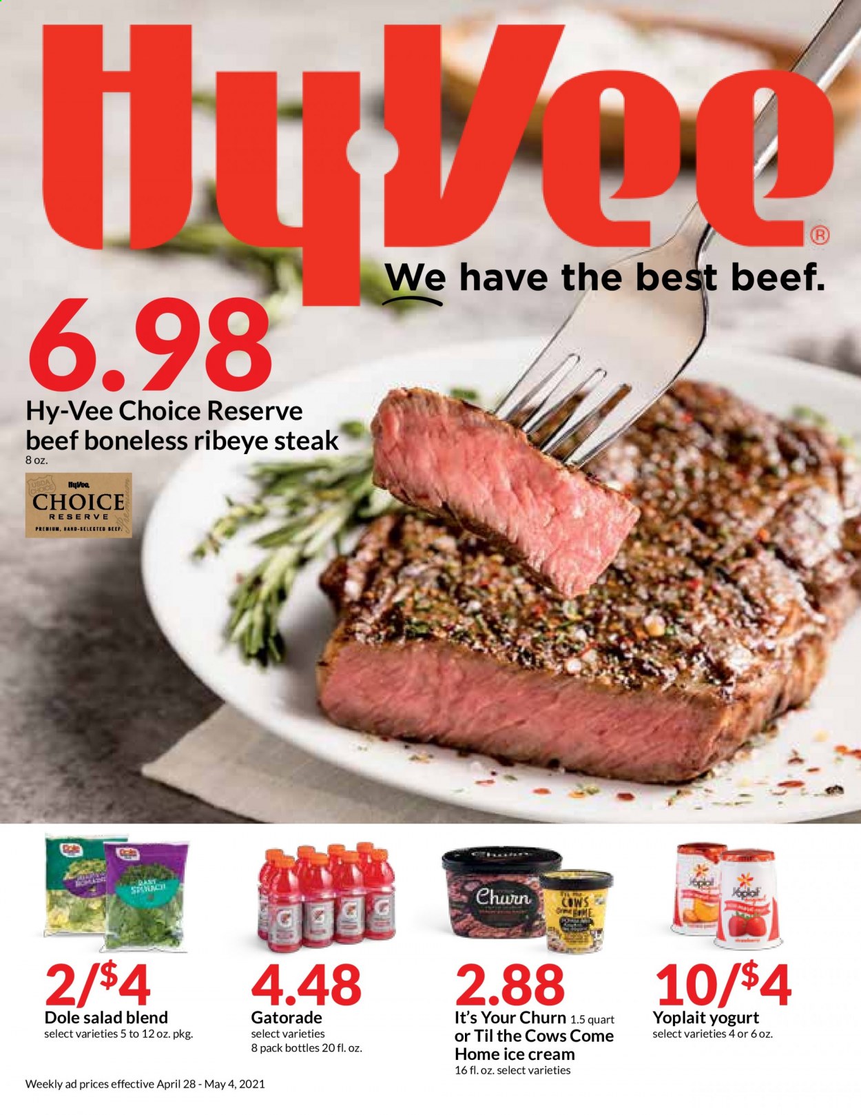 Hy-Vee ad - 04/28/2021 - 05/04/2021. Page 1