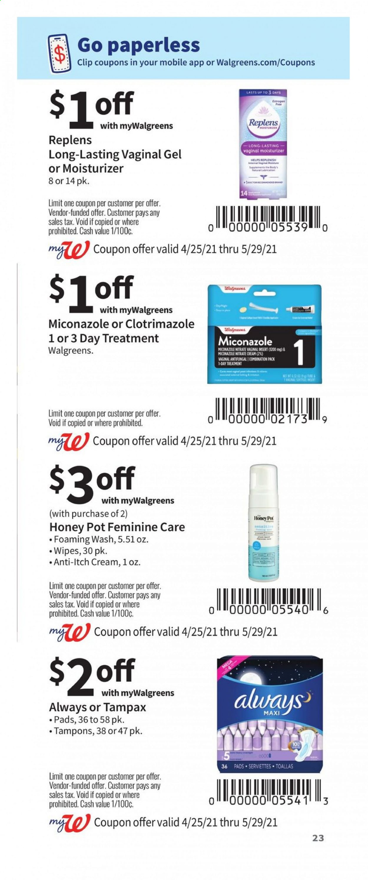 Walgreens ad - 04/25/2021 - 05/29/2021. Page 23