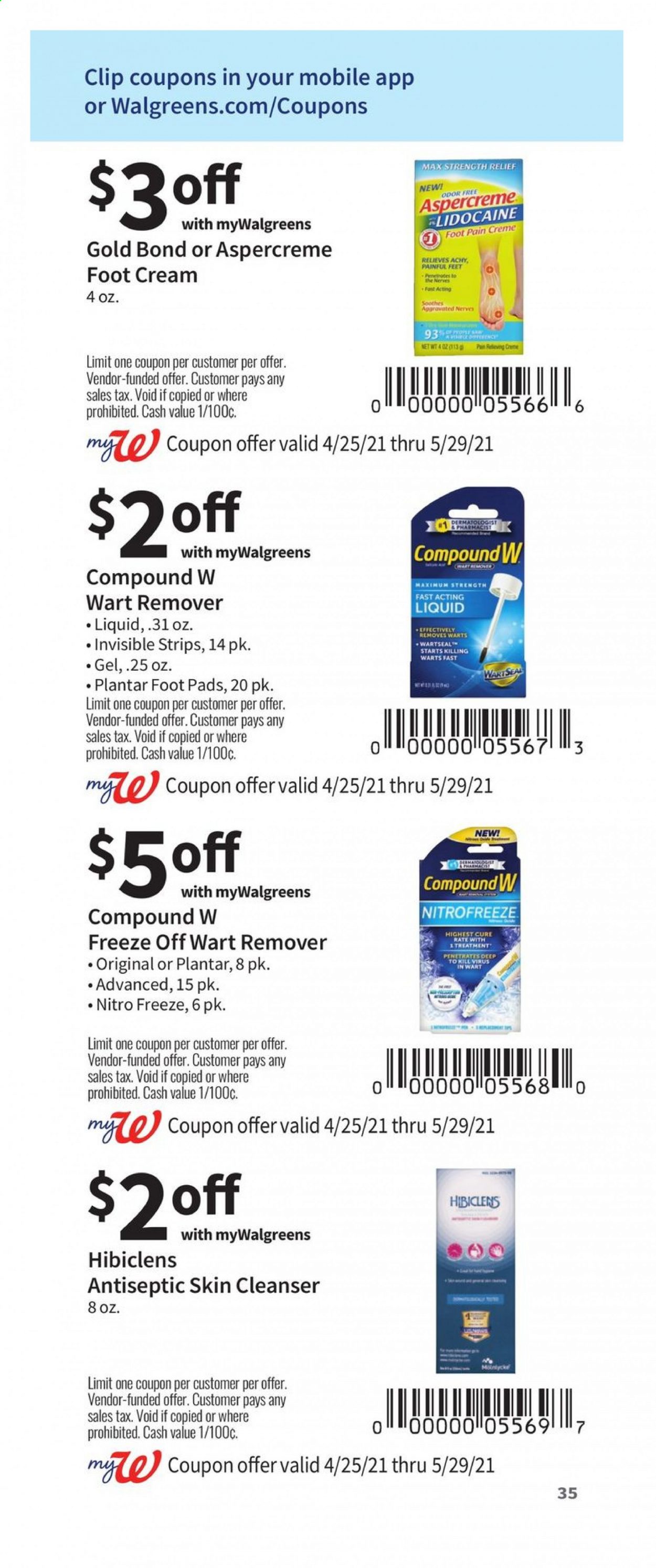Walgreens ad - 04/25/2021 - 05/29/2021. Page 35