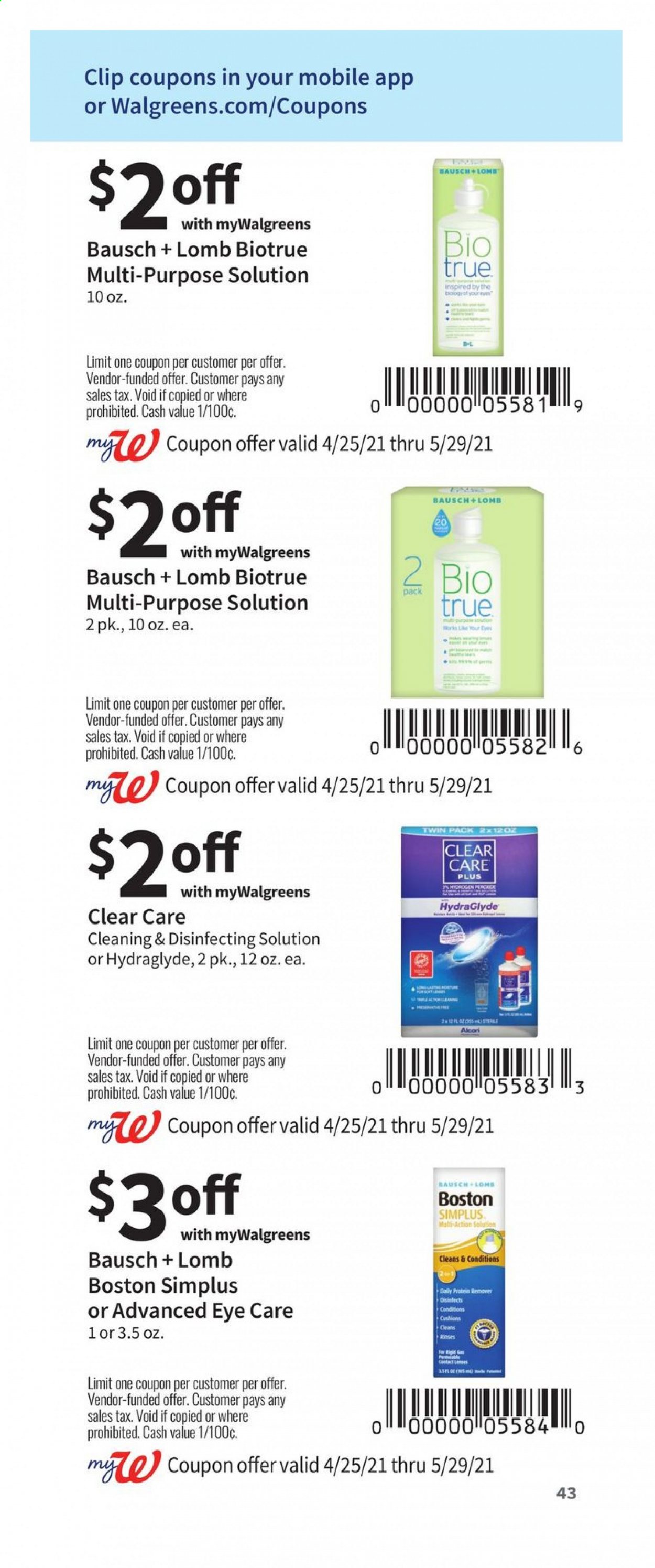 Walgreens ad - 04/25/2021 - 05/29/2021. Page 43