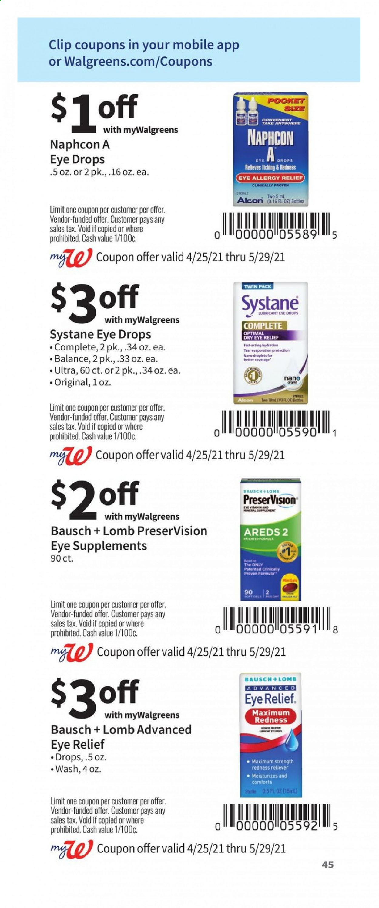 Walgreens ad - 04/25/2021 - 05/29/2021. Page 45
