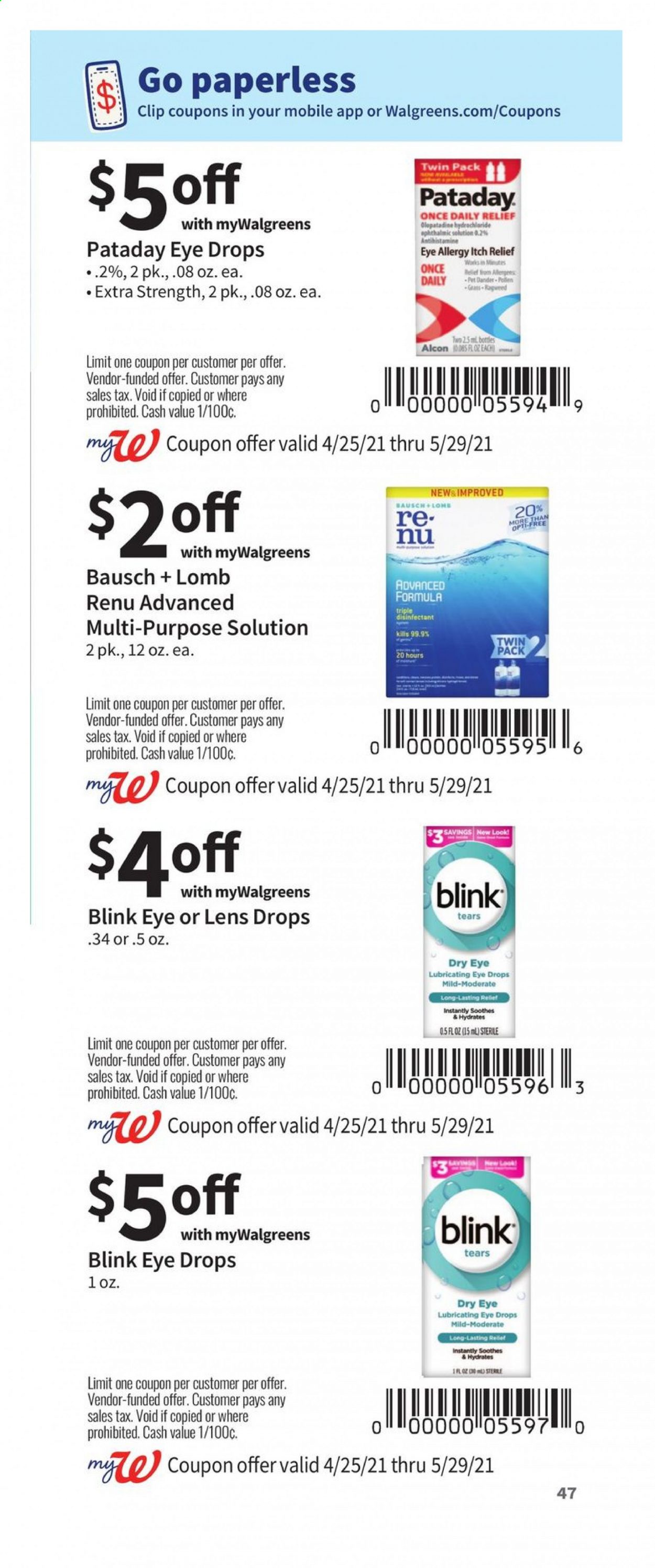Walgreens ad - 04/25/2021 - 05/29/2021. Page 47