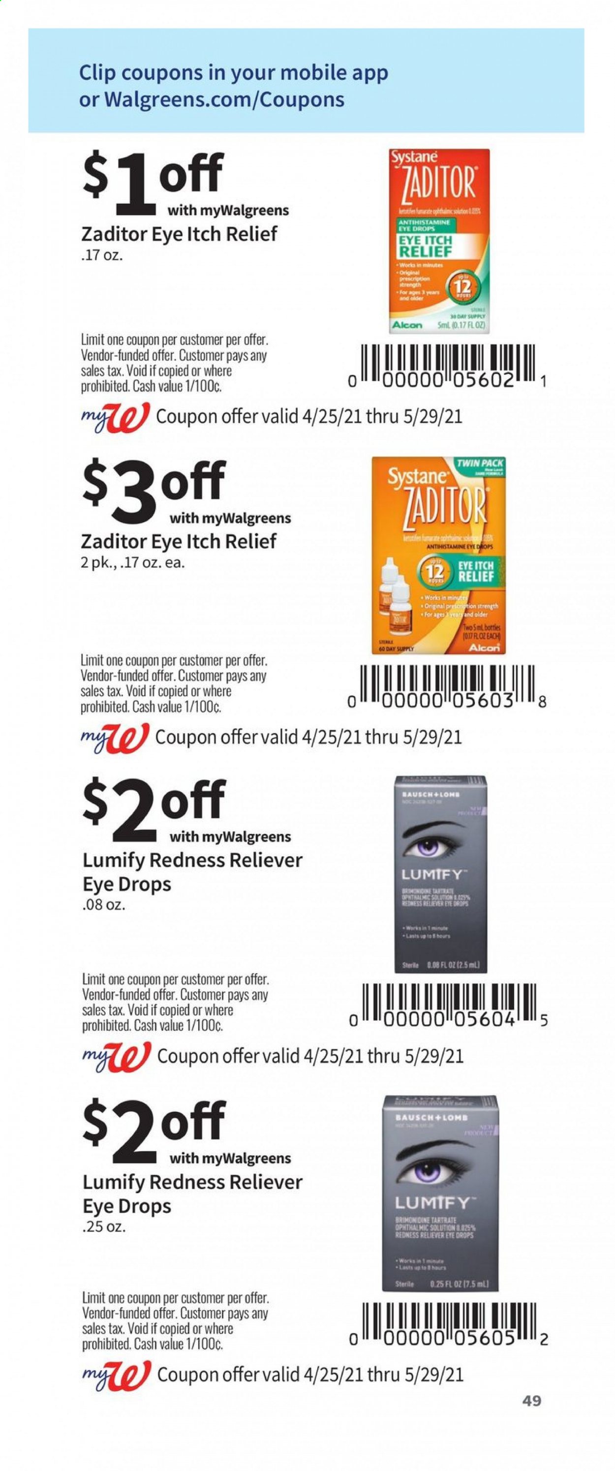 Walgreens ad - 04/25/2021 - 05/29/2021. Page 49