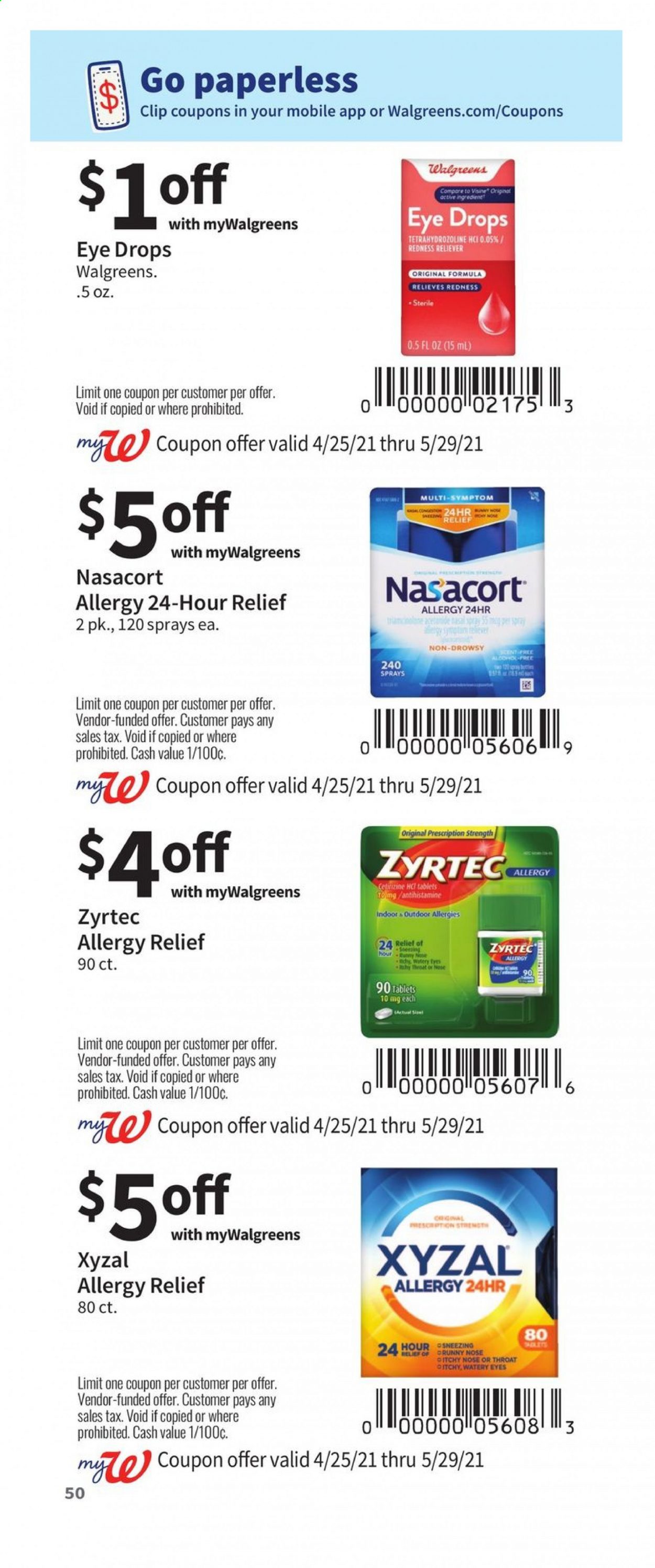 Walgreens ad - 04/25/2021 - 05/29/2021. Page 50
