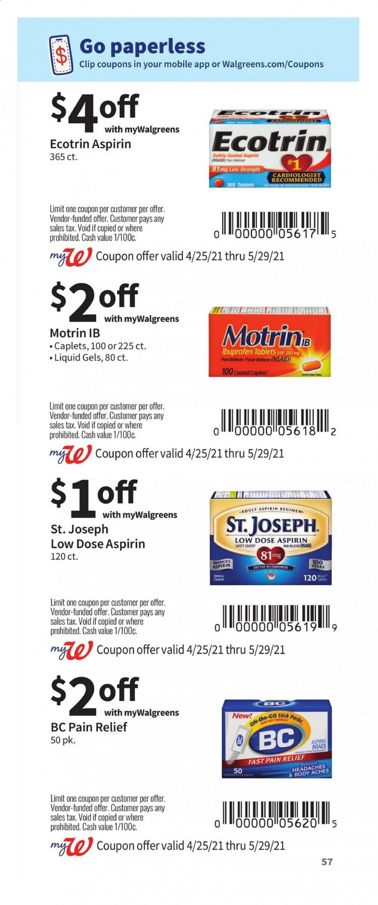 Walgreens ad - 04/25/2021 - 05/29/2021. Page 57