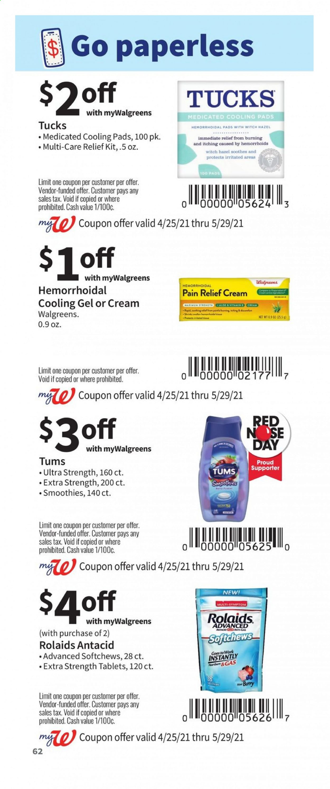 Walgreens ad - 04/25/2021 - 05/29/2021. Page 62