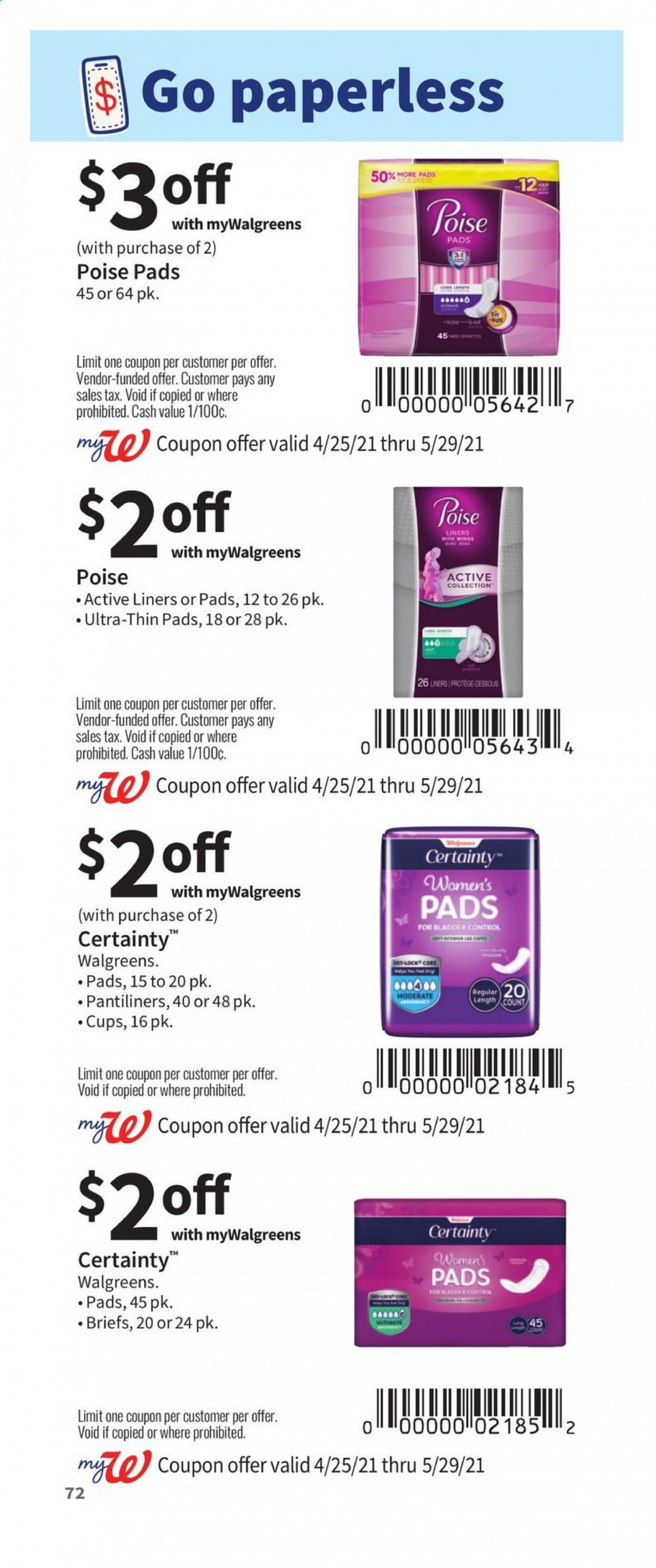 Walgreens ad - 04/25/2021 - 05/29/2021. Page 72