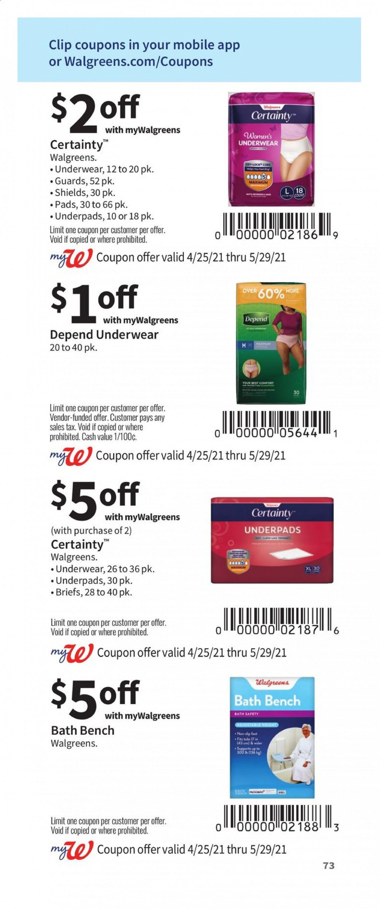 Walgreens ad - 04/25/2021 - 05/29/2021. Page 73