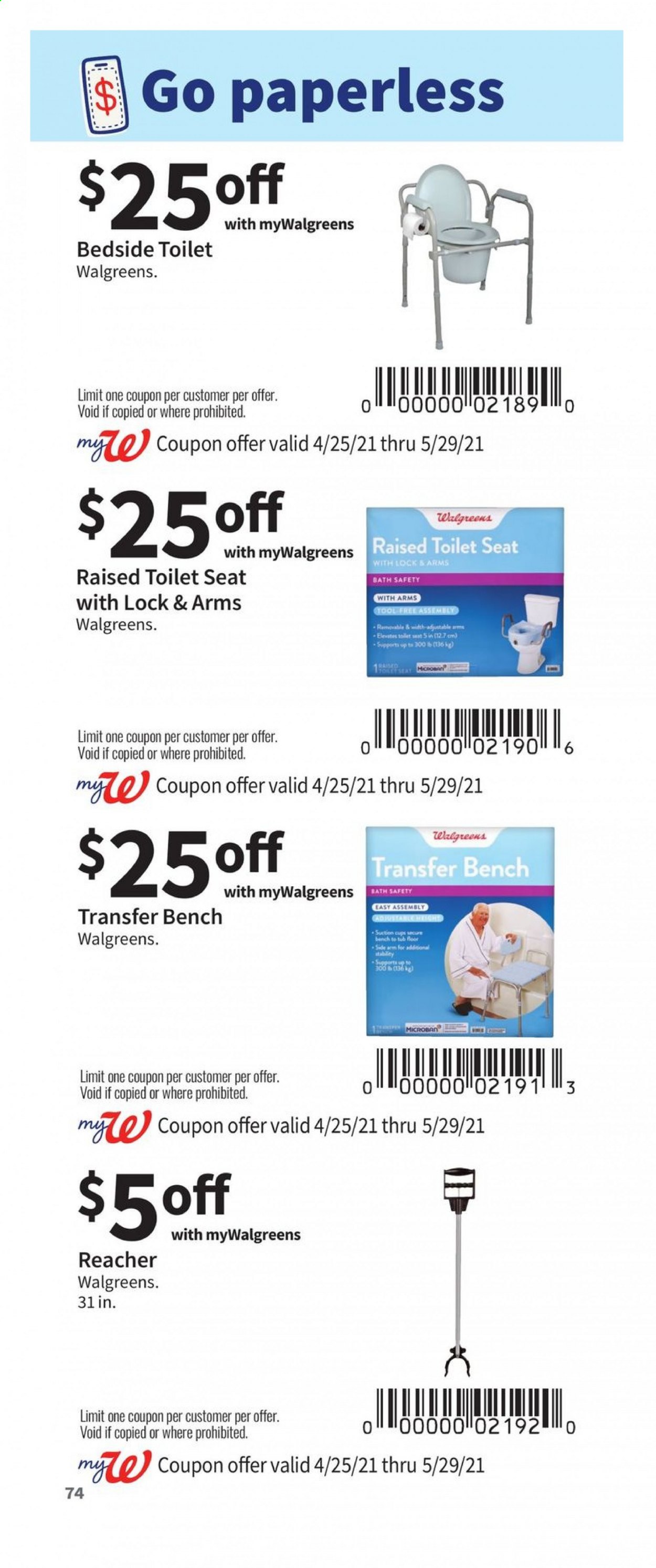 Walgreens ad - 04/25/2021 - 05/29/2021. Page 74