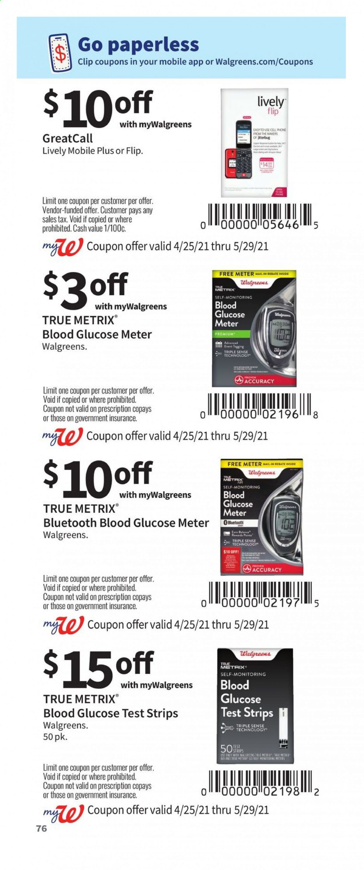 Walgreens ad - 04/25/2021 - 05/29/2021. Page 76