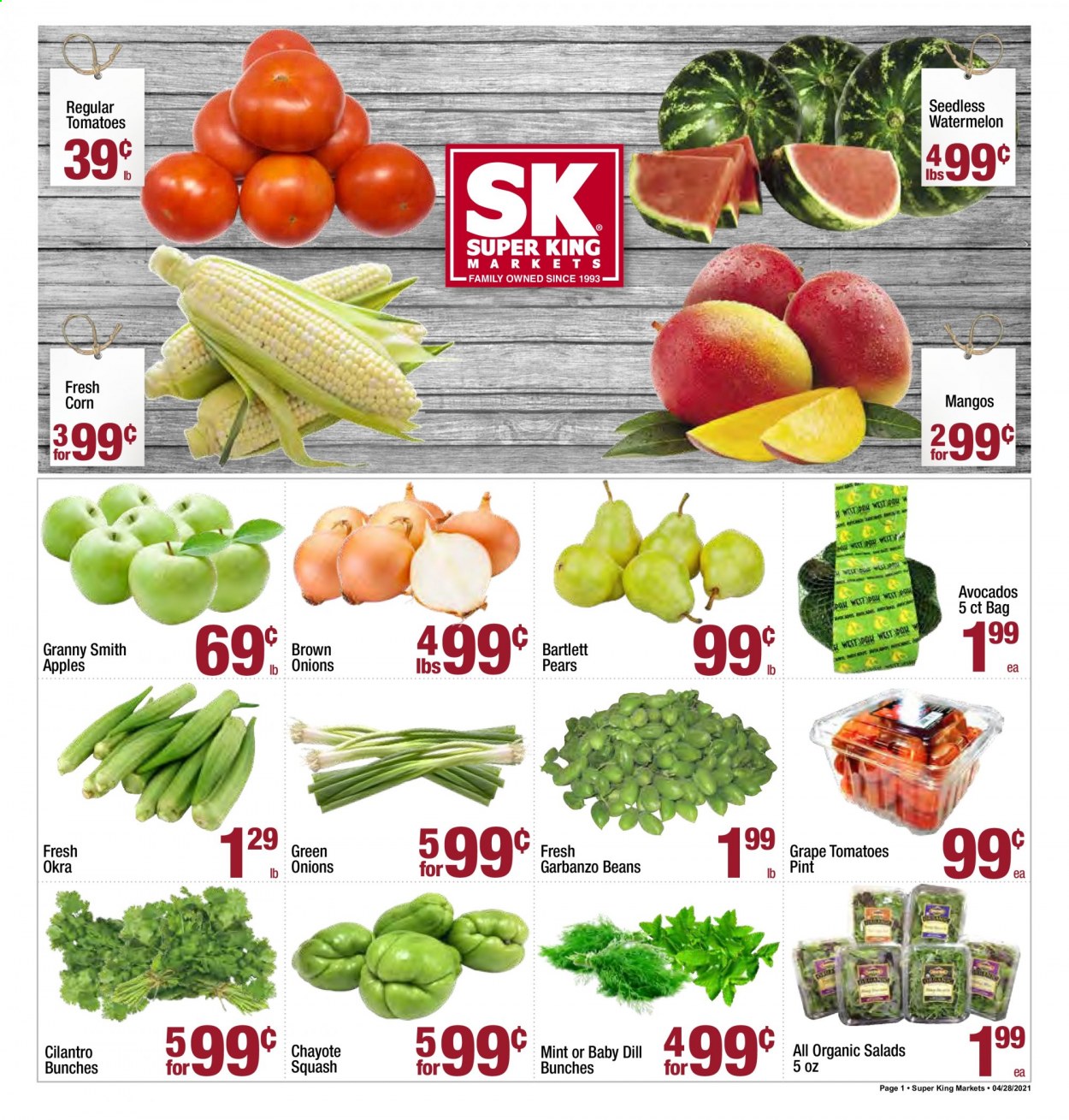 Super King Markets ad - 04/28/2021 - 05/04/2021. Page 1