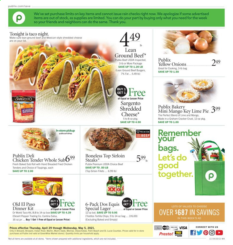 Publix ad - 04/29/2021 - 05/05/2021. Page 1