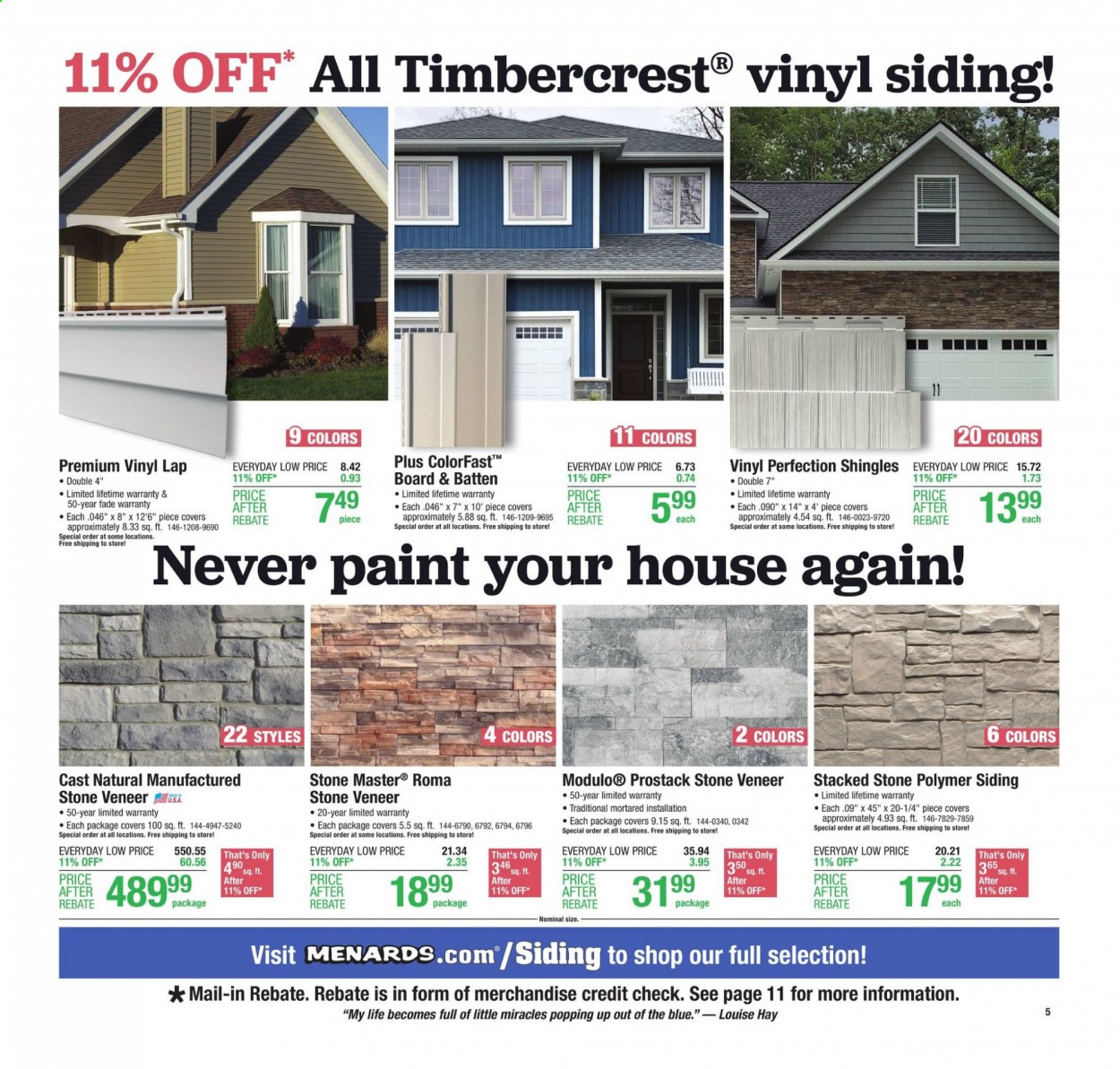 Menards ad - 04/29/2021 - 05/08/2021. Page 7