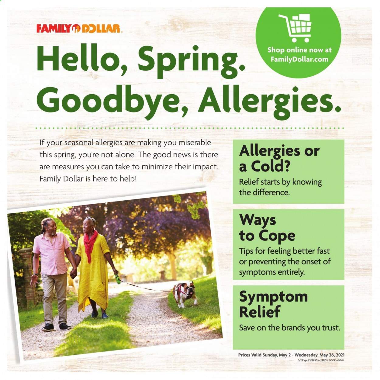 Family Dollar ad - 05/02/2021 - 05/26/2021. Page 1