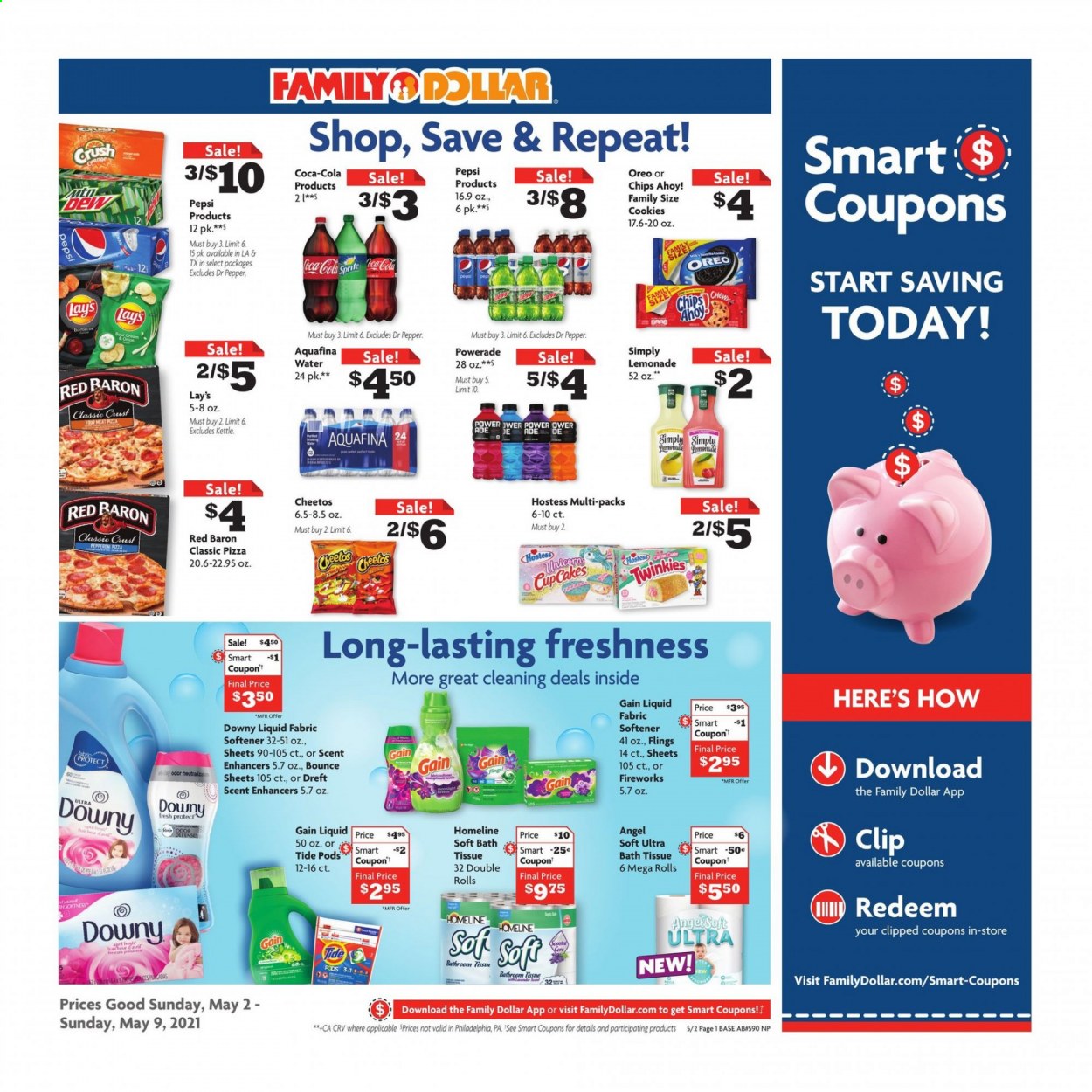 Family Dollar ad - 05/02/2021 - 05/09/2021. Page 1