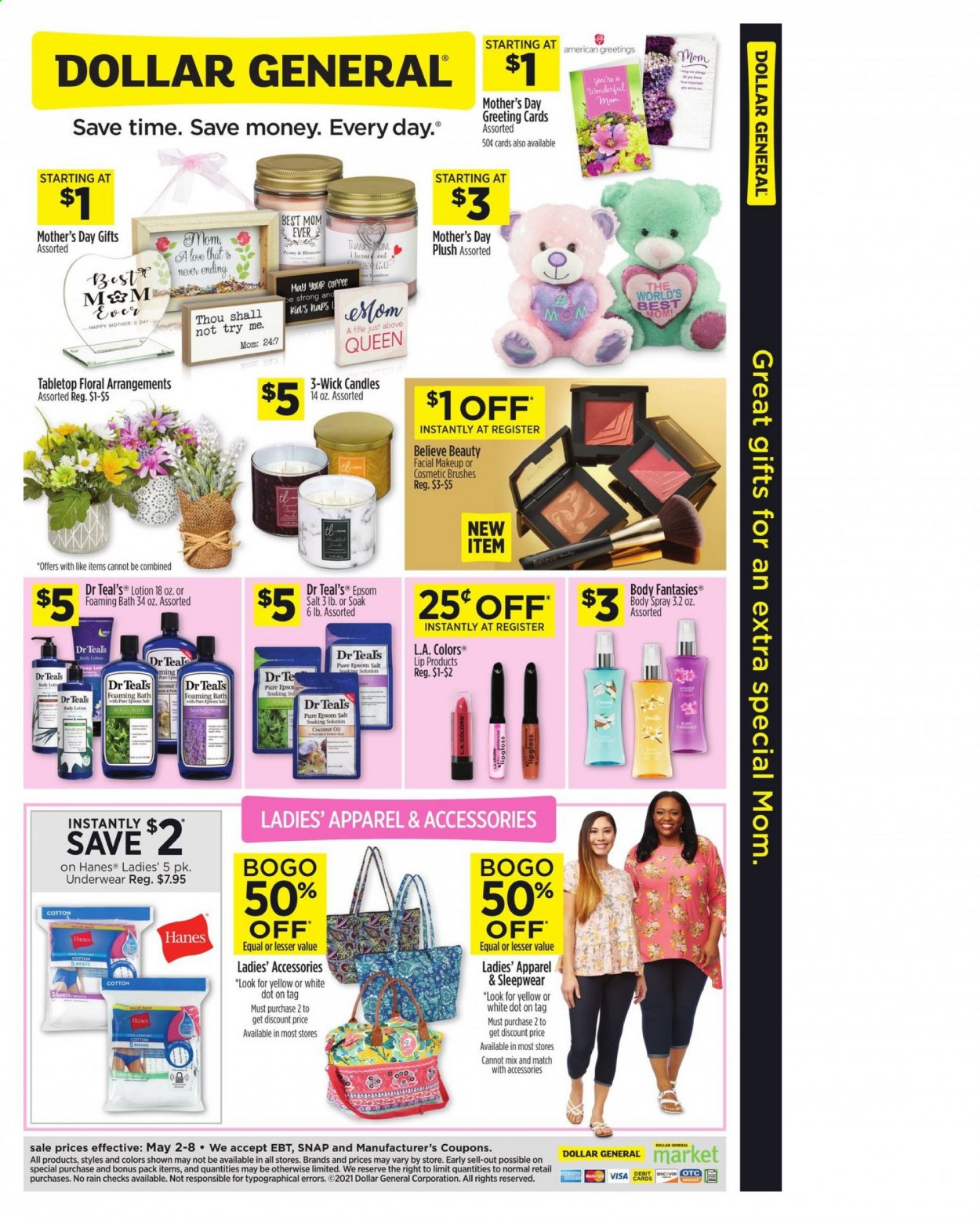 Dollar General ad - 05/02/2021 - 05/08/2021. Page 9
