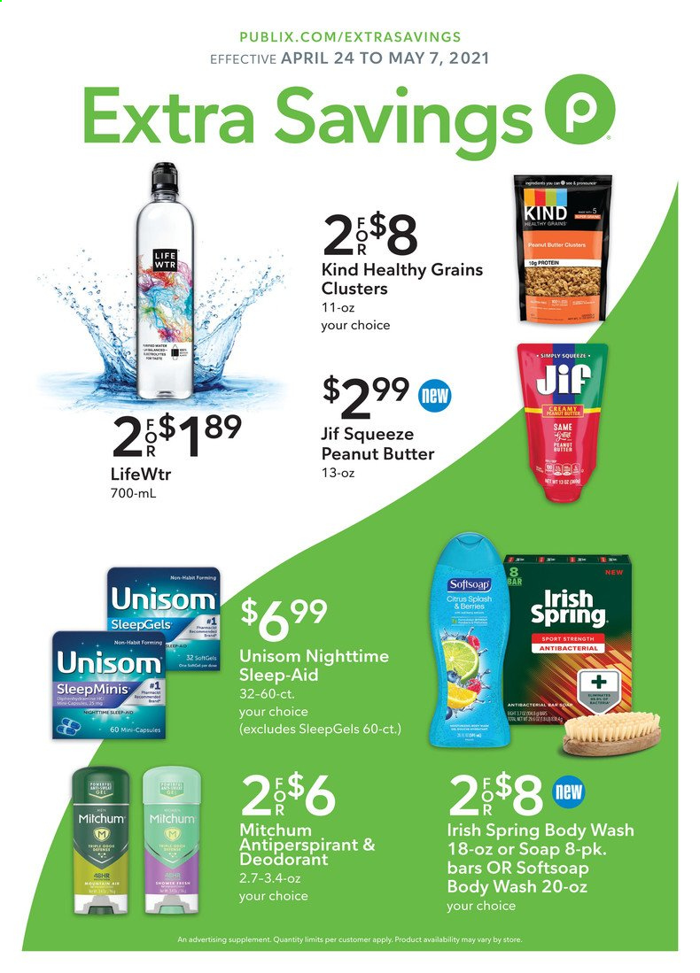 Publix ad - 04/24/2021 - 05/07/2021. Page 1