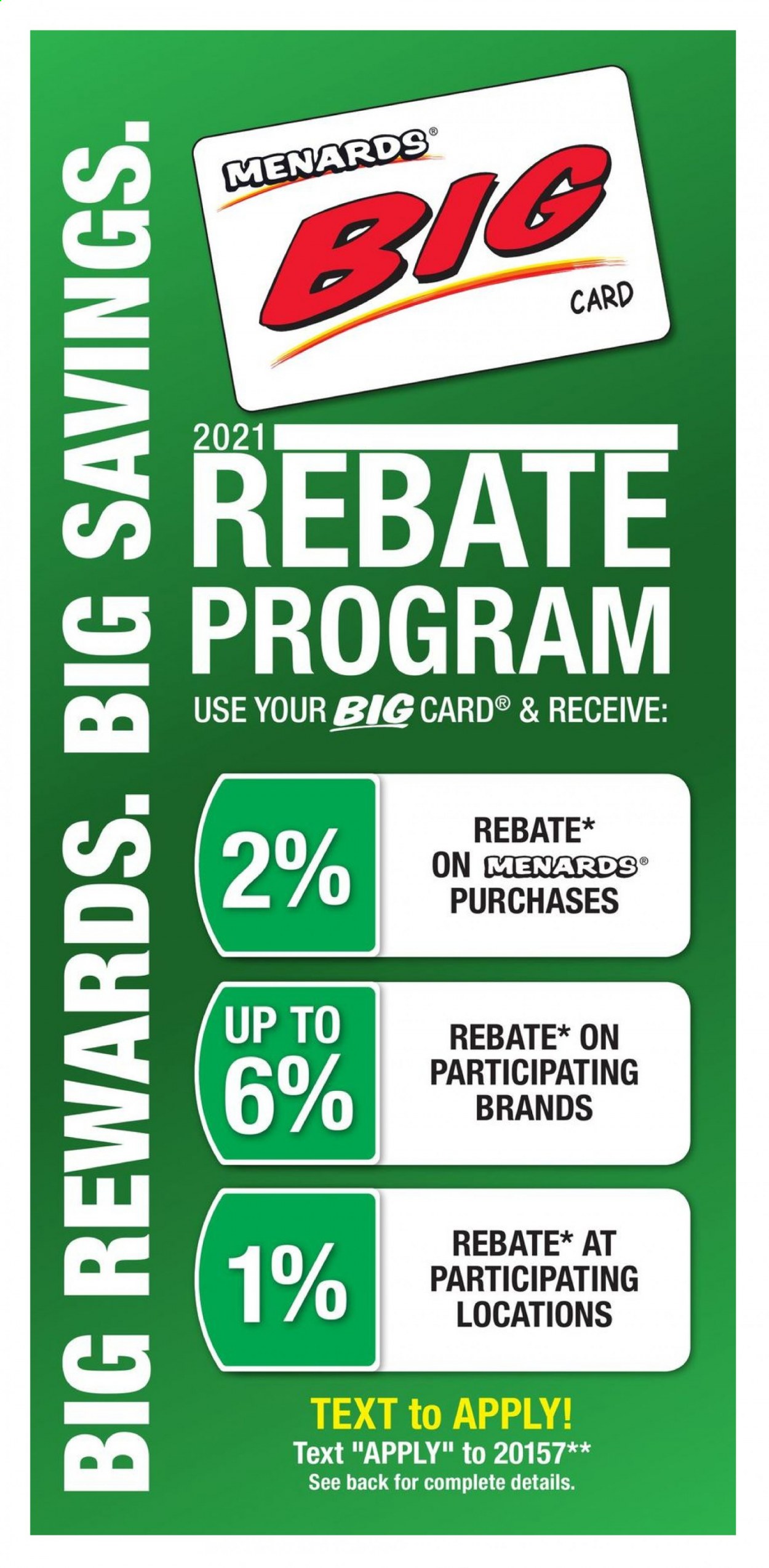 Menards ad. Page 1
