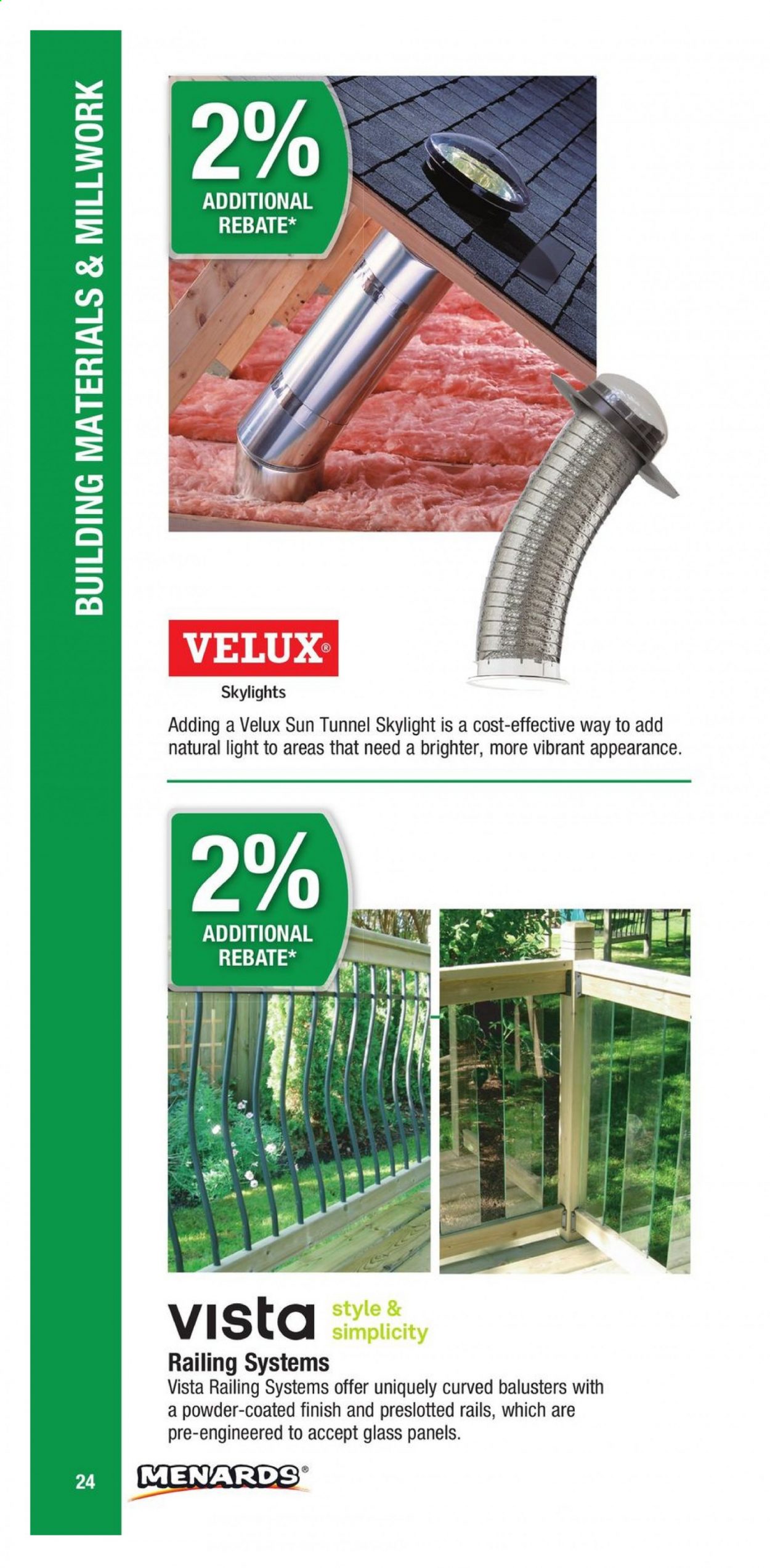 Menards ad. Page 24